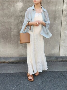 rimaさん（レディース・160cm）の夏コーディネート