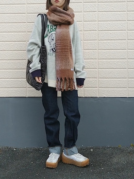 rimaさん(レディース・160cm)の冬コーディネート