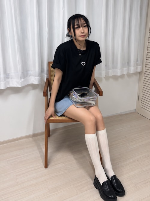 グリッターハートTシャツ