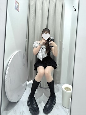 「OLIVE des OLIVE（オリーブデオリーブ）のアイテム」を使った、bellenyammさん（レディース・159cm）の夏コーディネート