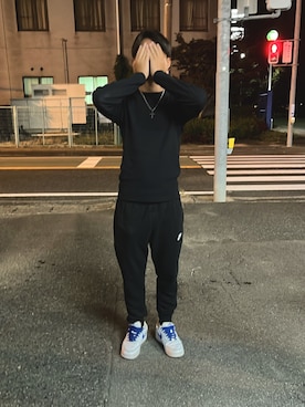 「NIKE(ナイキ)のアイテム(スウェットパンツ)」を使った、tatukitatuki0429さん(メンズ・164cm)の秋コーディネート