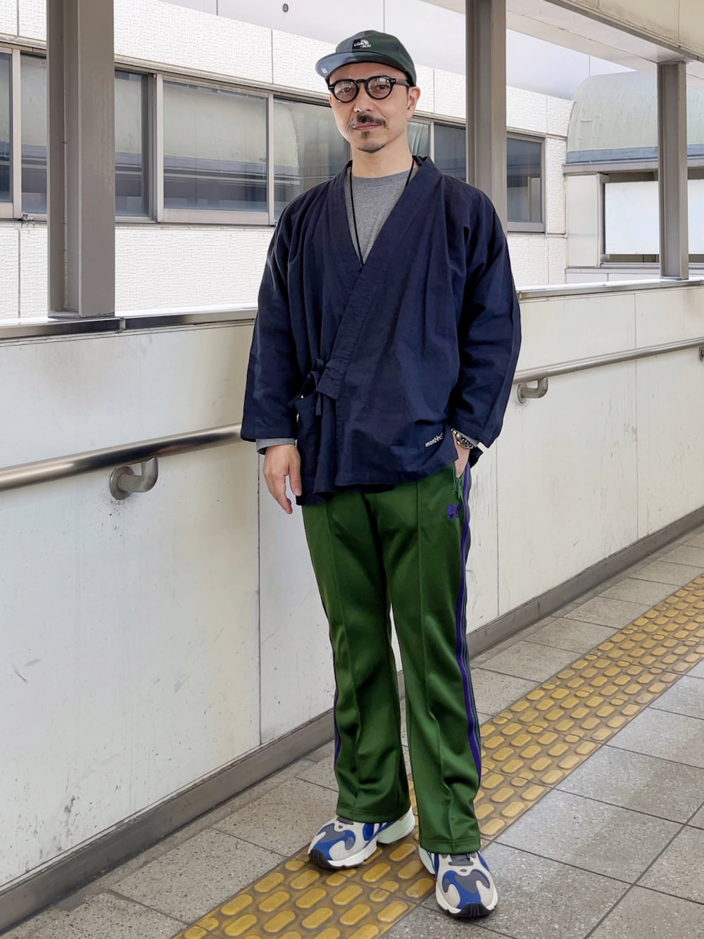 Needlesのアイテムを使った「作務衣」のメンズ人気ファッション