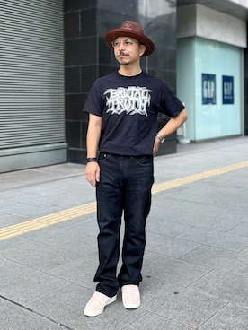 「アイテム（サングラス）」を使った、初珠さん（メンズ・167cm）の秋コーディネート