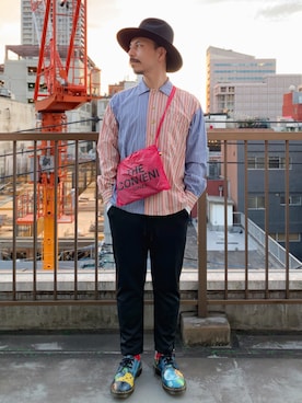 「アイテム（その他シューズ）」を使った、初珠さん（メンズ・167cm）の秋コーディネート