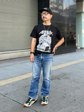 「Reebok（リーボック）のアイテム」を使った、初珠さん（メンズ・167cm）の夏コーディネート