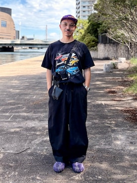 「Needles（ニードルス）のアイテム」を使った、初珠さん（メンズ・167cm）の秋コーディネート