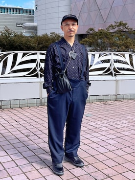 「SASQUATCHfabrix.（サスクワァッチファブリックス）のアイテム」を使った、初珠さん（メンズ・167cm）の秋コーディネート