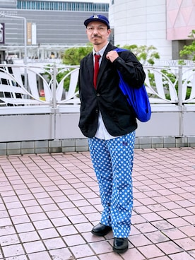 「アイテム（エコバッグ/サブバッグ）」を使った、初珠さん（メンズ・167cm）の春コーディネート