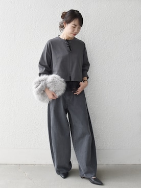 澤村さん(レディース・162cm)の秋コーディネート