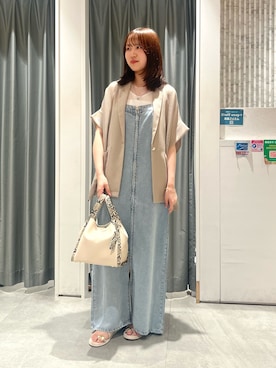 村上穂香さん(レディース・160cm)の夏コーディネート