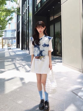 桃菜さん(レディース・161cm)の春コーディネート