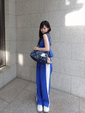 「MICHAEL KORS（マイケルコース）のアイテム」を使った、桃菜さん（レディース・161cm）の夏コーディネート