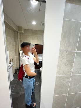 「EMPORIO ARMANI（エンポリオアルマーニ）のアイテム」を使った、もさん（レディース・160cm）の夏コーディネート