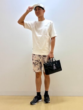 「ADABAT STREAM（アダバットストリーム）のアイテム」を使った、ごっさんさん（メンズ・178cm）の夏コーディネート