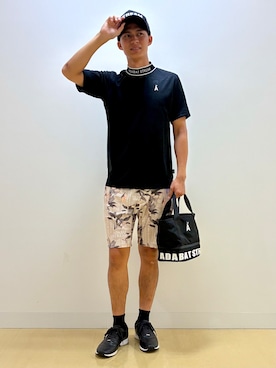 「ADABAT STREAM（アダバットストリーム）のアイテム」を使った、ごっさんさん（メンズ・178cm）の夏コーディネート