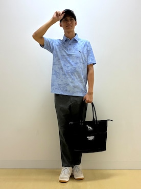 「adabat（アダバット）のアイテム」を使った、ごっさんさん（メンズ・178cm）の夏コーディネート