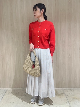 「grove（グローブ）のアイテム」を使った、しのさん（レディース・163cm）の春コーディネート