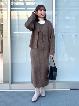 RIOさん(レディース・165cm)の冬コーディネート