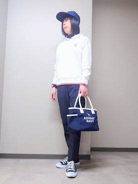 「adabat（アダバット）のアイテム」を使った、けいさん（レディース・164cm）の春コーディネート