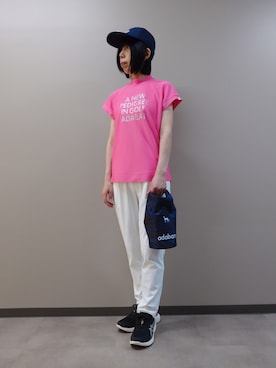 「adabat（アダバット）のアイテム」を使った、けいさん（レディース・164cm）の夏コーディネート