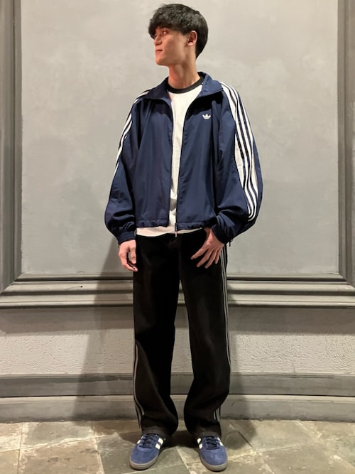 adidas スリーストライプストラックトップ　 XL DH026 スリーストライプス ジップ トラックトップ（ジャージ） / アディダス