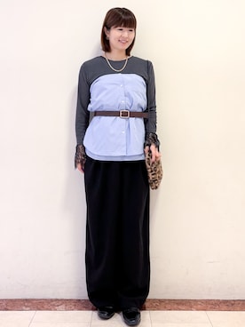 micohさん（レディース・166cm）の秋コーディネート