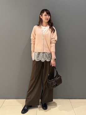 「UNTITLED（アンタイトル）のアイテム」を使った、miさん（レディース・162cm）の秋コーディネート
