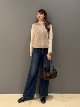 「UNTITLED（アンタイトル）のアイテム」を使った、miさん（レディース・162cm）の秋コーディネート
