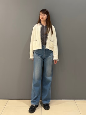 「UNTITLED（アンタイトル）のアイテム（シャツ/ブラウス）」を使った、miさん（レディース・162cm）の秋コーディネート