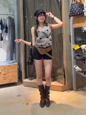 Hazukiさん（レディース・159cm）の夏コーディネート