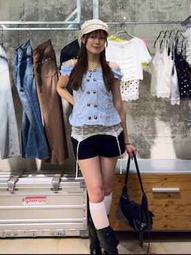 Hazukiさん(レディース・159cm)の夏コーディネート