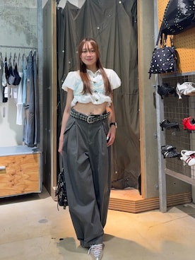 Hazukiさん(レディース・159cm)の夏コーディネート