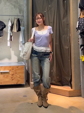 Hazukiさん(レディース・159cm)の夏コーディネート