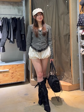 Hazukiさん（レディース・159cm）の秋コーディネート