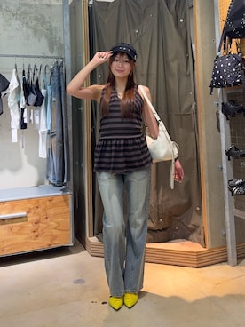 Hazukiさん(レディース・159cm)の夏コーディネート