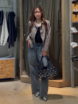 Hazukiさん（レディース・159cm）の春コーディネート