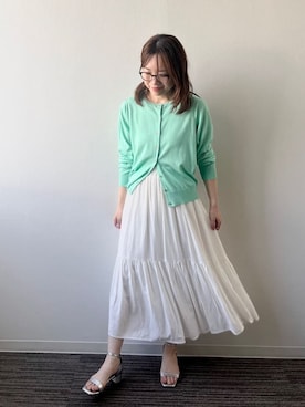 「ITS'DEMO（イッツデモ）のアイテム」を使った、Saoriさん（レディース・156cm）の夏コーディネート
