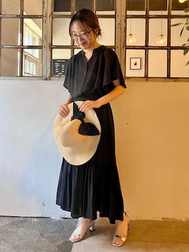 「ITS'DEMO（イッツデモ）のアイテム」を使った、Saoriさん（レディース・156cm）の春コーディネート