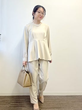 「ITS'DEMO（イッツデモ）のアイテム」を使った、Saoriさん（レディース・156cm）の冬コーディネート