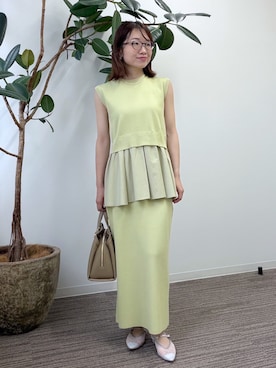 「ITS'DEMO（イッツデモ）のアイテム」を使った、Saoriさん（レディース・156cm）の夏コーディネート