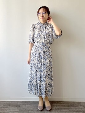 「ITS'DEMO（イッツデモ）のアイテム」を使った、Saoriさん（レディース・156cm）の春コーディネート