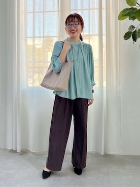 「ITS'DEMO（イッツデモ）のアイテム」を使った、Saoriさん（レディース・156cm）の春コーディネート