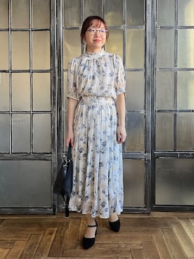 「ITS'DEMO（イッツデモ）のアイテム」を使った、Saoriさん（レディース・156cm）の春コーディネート