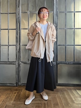「ITS'DEMO（イッツデモ）のアイテム」を使った、Saoriさん（レディース・156cm）の春コーディネート