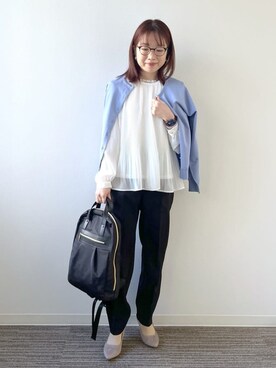 「ITS'DEMO（イッツデモ）のアイテム」を使った、Saoriさん（レディース・156cm）の冬コーディネート