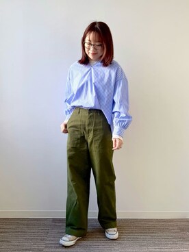 「ITS'DEMO（イッツデモ）のアイテム」を使った、Saoriさん（レディース・156cm）の冬コーディネート