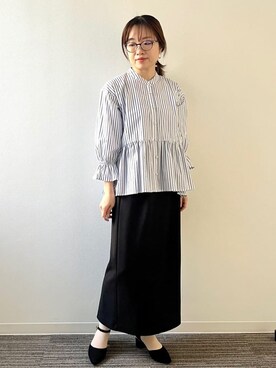「ITS'DEMO（イッツデモ）のアイテム」を使った、Saoriさん（レディース・156cm）の冬コーディネート