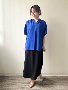 「ITS'DEMO（イッツデモ）のアイテム」を使った、Saoriさん（レディース・156cm）の春コーディネート