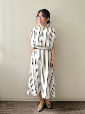 「ITS'DEMO（イッツデモ）のアイテム」を使った、Saoriさん（レディース・156cm）の春コーディネート