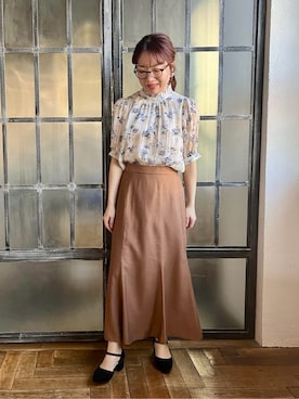 「ITS'DEMO（イッツデモ）のアイテム」を使った、Saoriさん（レディース・156cm）の春コーディネート